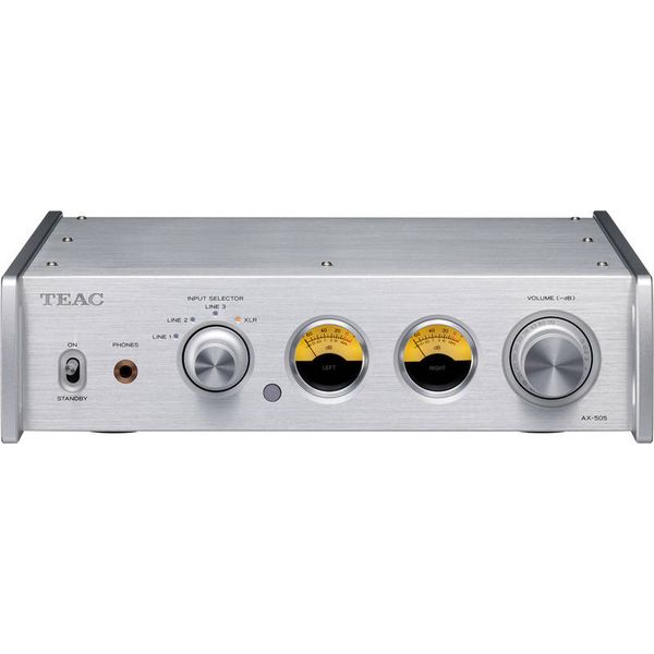 【貨物輸送込】TEAC ティアック  AX-505-S XLR平衡にするインプットとり備える ステレオ・プリメインアンプ