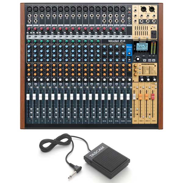 【送料込】【フットスイッチ/RC-1F付】TASCAM タスカム Model 24 24トラック レコーディング・ミキサー