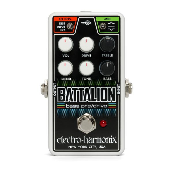 【ポイント5倍】【送料込】ELECTRO HARMONIX エレクトロハーモニックス Nano Battalion Bass Preamp & Overdrive ベース用プリアンプ＆オーバードライブ