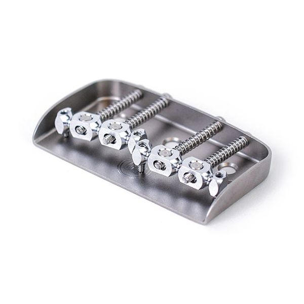 【送料込】MASTERY BRIDGE マスタリーブリッジ M9 TELECASTER/STRATOCASTER タイプ用ブリッジ 硬質クロムメッキ加工【ポイント5倍】｜愛曲楽器