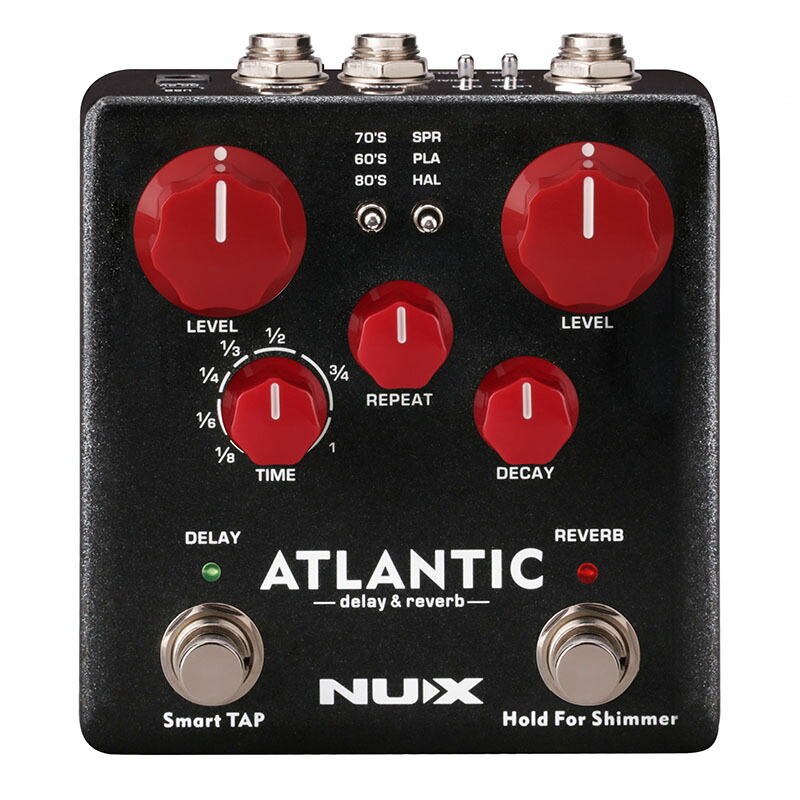 NUX ATLANTIC ディレイ＆リバーブ 楽天市場】NUX ATLANTIC Delay & Reverb ディレイ / リバーブ【送料