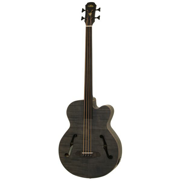 【送料込】ARIA FEB-F2/FL STBK(Stained Black) エレクトリック アコースティック フレットレス ベース/ケース付 27,600円