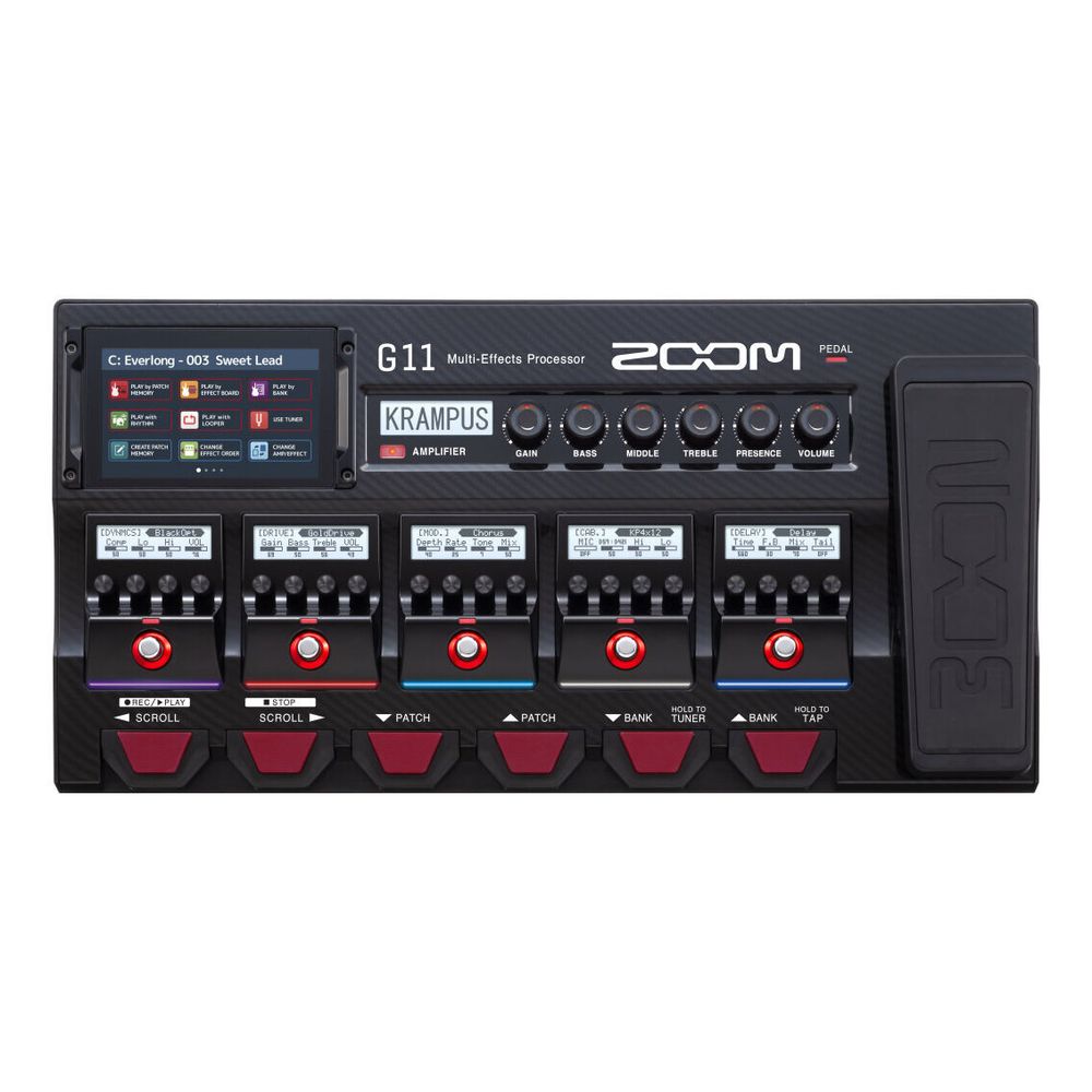 楽天市場】ZOOM G6 タッチスクリーン搭載モデリングマルチエフェクター