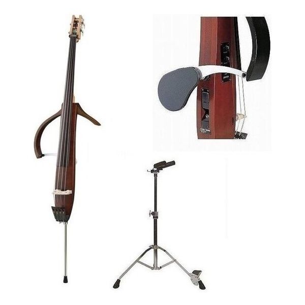 【送料込】YAMAHA SLB300/ひざ当て/BKS2+スタンド/BST1付 サイレントベース/専用ケース付【代金引換不可】