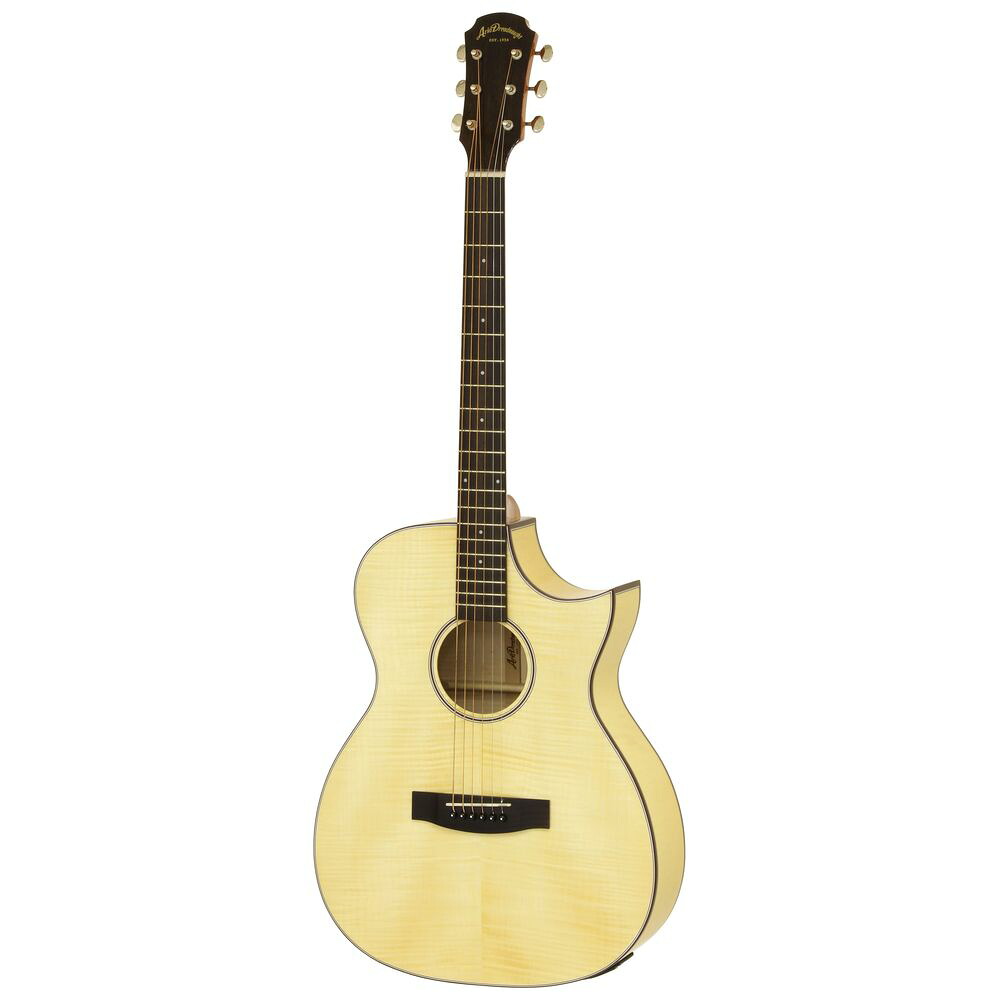 【ポイント5倍】【送料込】【ケース付】ARIA アリア AF-107CE FMN Natural フレイムメイプル ボディ エレアコ