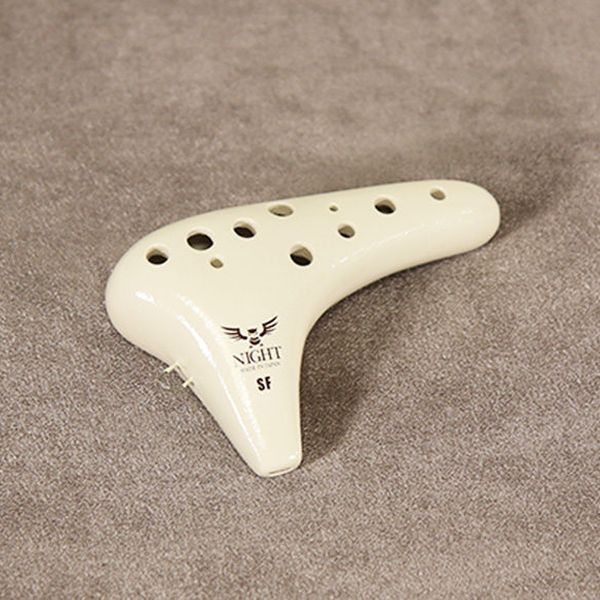 楽天市場】NIGHTオカリナ ソプラノF調 アイボリー C-SFI クラシック