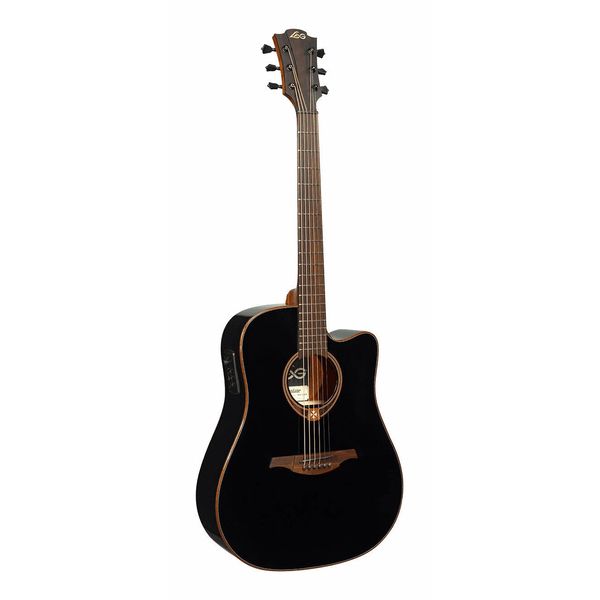 大特価!!】 LAG Guitars T118DCE-BLK エレアコ ドレッドノートタイプ