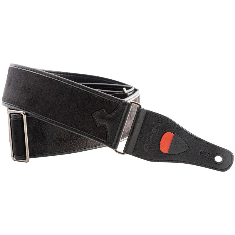 【ポイント5倍】【送料込】RightOn! STRAPS DIVINE Black ギター・ベース用ストラップ