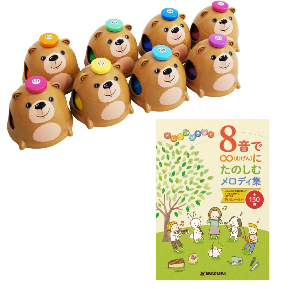 楽天市場】キョーリツ ミュージックベル デスクベル 8音セット タッチ