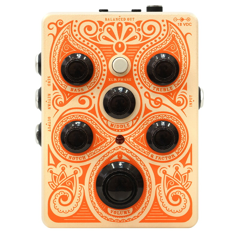 【送料込】ORANGE オレンジ Acoustic Pedal アコースティック楽器用 コンパクト・プリアンプ ペダル｜愛曲楽器