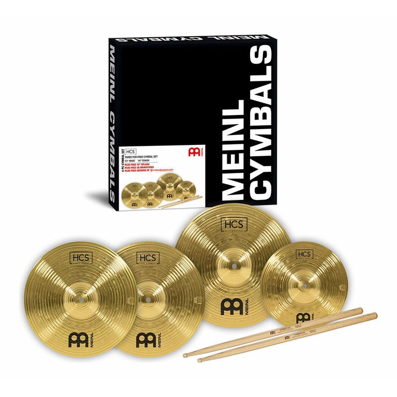 【送料込】MEINL マイネル HCS1314+10S シンバルセット HCS Cymbal Set|愛曲楽器