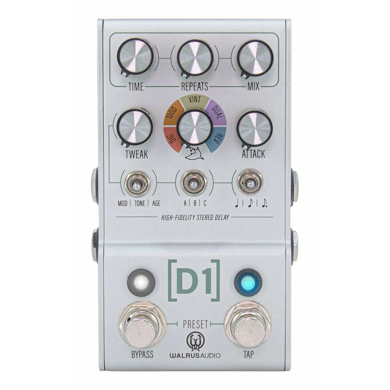 【ポイント5倍】【送料込】WALRUS AUDIO ウォルラスオーディオ WAL-MAKO/D1V2 MAKO Series: D1 High-Fidelity Delay V2 ディレイ