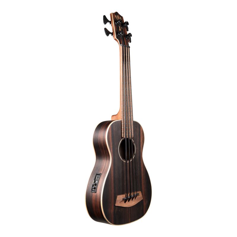 【ポイント5倍】【送料込】【ケース付】KALA カラ UBASS-EBY-FS20_06 ストライプドエボニー ウクレレベース U-BASS ピックアップ搭載 UBASS-EBY-FS