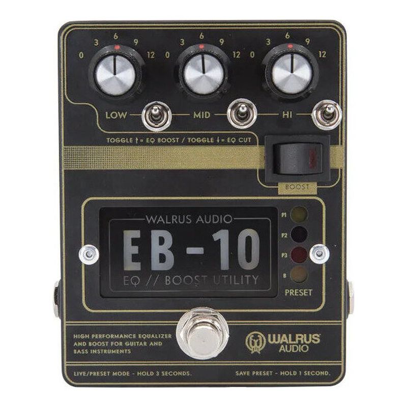 【ポイント5倍】【送料込】WALRUS AUDIO ウォルラスオーディオ WAL-EB10 #B EQ ブースター EB-10