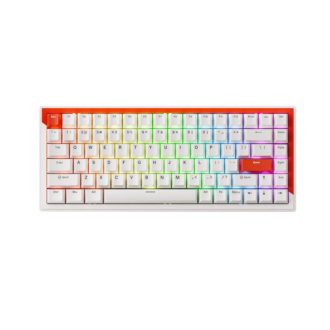 DrunkDeer G75 ラピッドトリガーキーボード eスポーツゲーミングキーボード - 磁気スイッチ - デュアルトリガーモード - 調節可能な作動 75%デザイン ホワイト|AILショップ