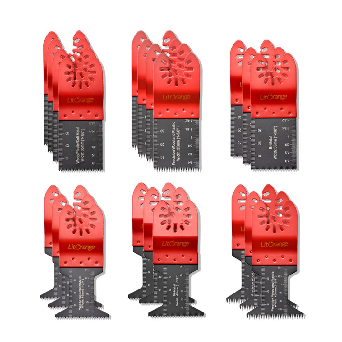 楽天市場】【送料無料】Litorange マルチツール 替刃 6種類 20点セット