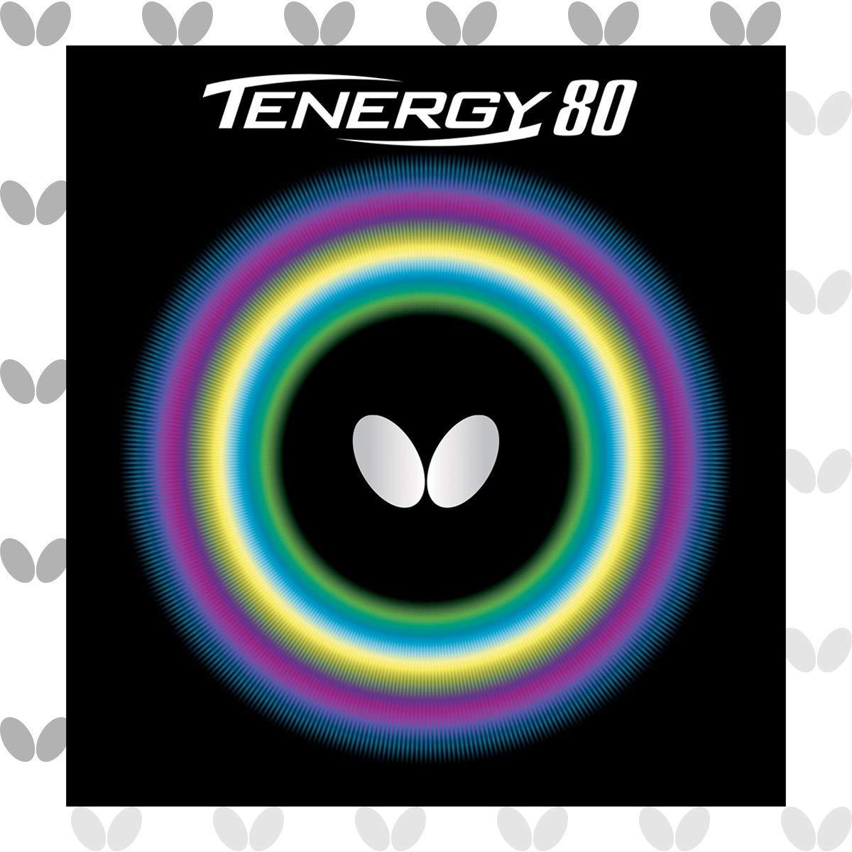 バタフライ(Butterfly) 卓球 ラバー テナジー・80 裏ソフト テンション (スピン) 05930 ブラック 中