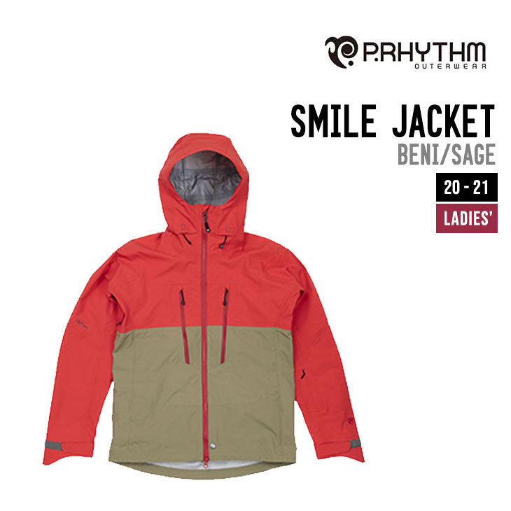 P.RHYTHM プリズム 20-21 SMILE JACKET 含み笑い 上衣 スノーボード お召しもの ウィメンズ レディースウェア-スノーボード用ウェア-スポーツ・アウトドア