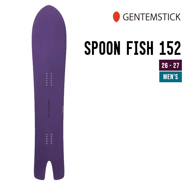 GENTEMSTICK ゲンテンスティック 26-27 SPOON FISH 152 お匙 魚族 2026-2027 スノーボード メンズ