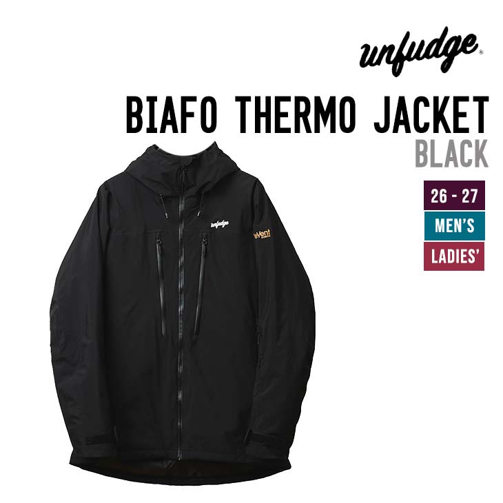 unfudge アンファッジ 26-27 BIAFO THERMO JACKET スノーボード ウェア メンズ レディース|スノーボードSHOP 【SIDECAR】