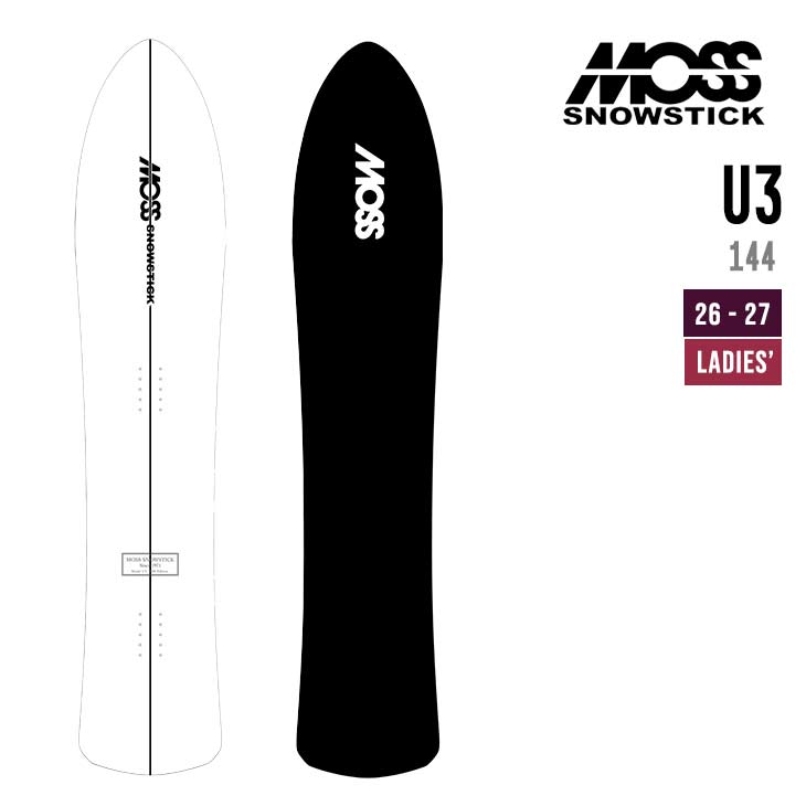 MOSS SNOWSTICK モススノースティック 26-27 U3 スノーボード レディース お上さん用