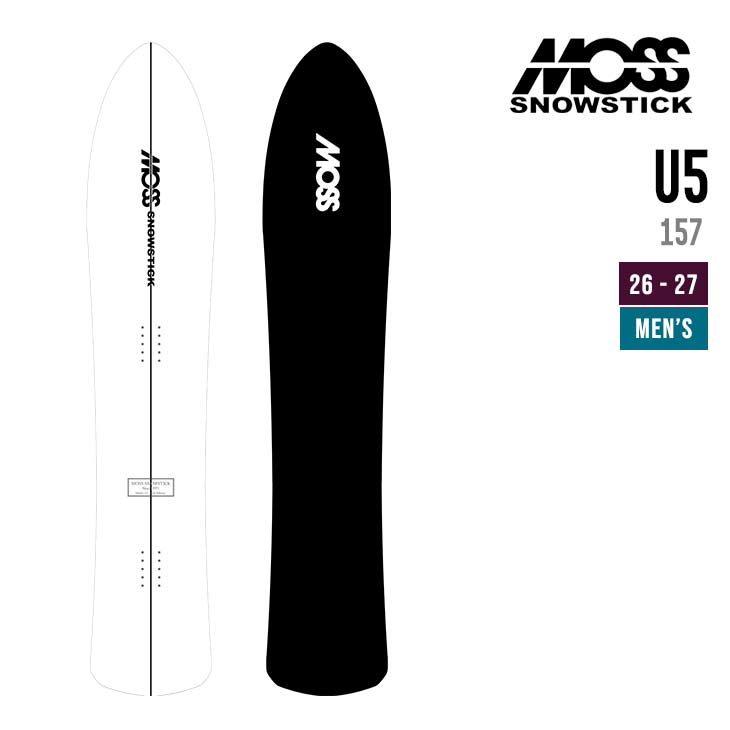 MOSS SNOWSTICK モス スノースティック 26-27 U5 スノーボード ユーファイブ メンズ