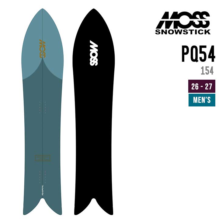 MOSS SNOWSTICK モススノースティック 26-27 PQ 54 スノーボード ピーキューゴーヨン メンズ