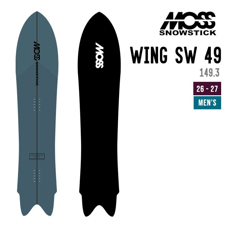 MOSS SNOWSTICK モススノースティック 26-27 WING-SW 49 スノーボード ウイングエスダブリュー レディース お上さん用