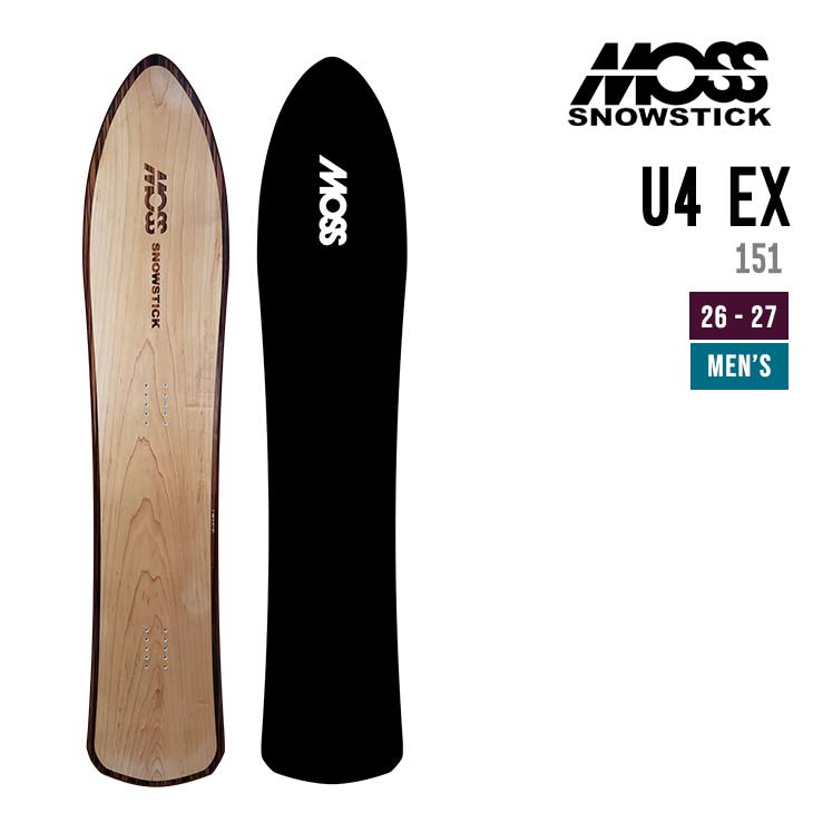 MOSS SNOWSTICK モススノースティック 26-27 U4 EX スノーボード 空飛ぶ円盤 イーエックス
