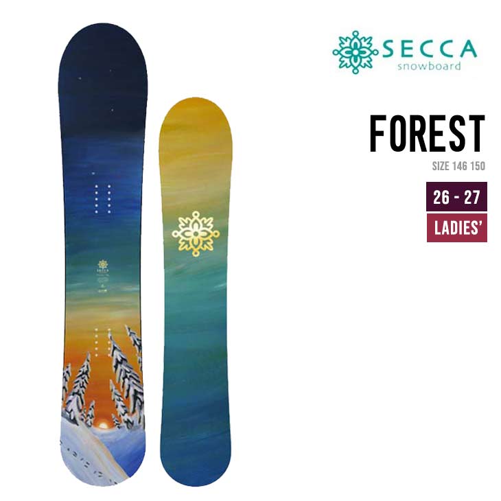 SECCA セッカ 26-27 FOREST フォレスト スノーボード