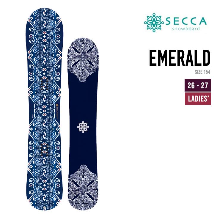 SECCA セッカ 26-27 EMERALD エメラルド スノーボード|スノーボードSHOP 【SIDECAR】