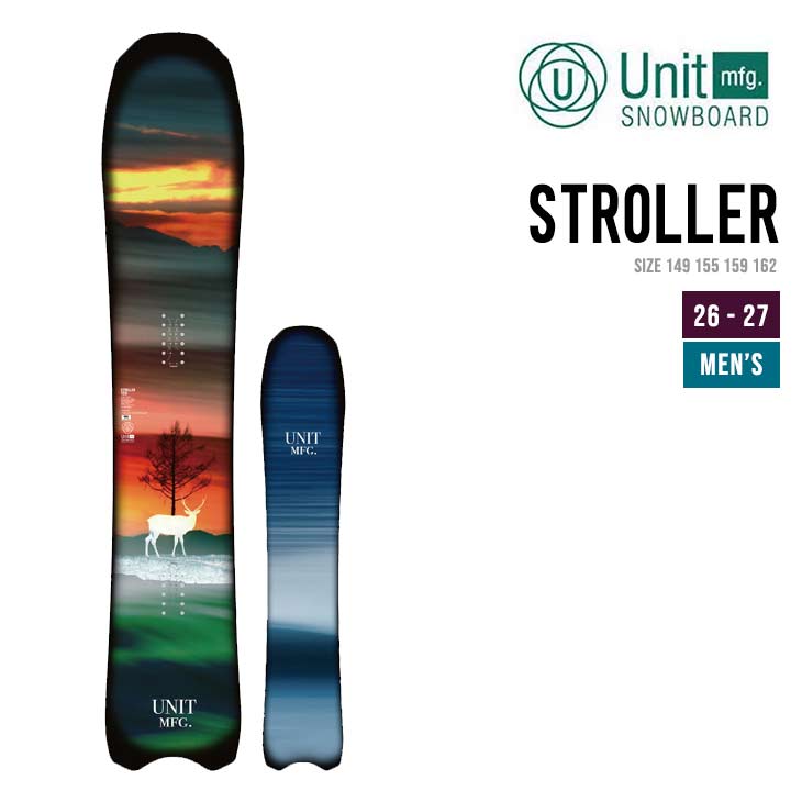 UNIT ユニット 26-27 STROLLER ストローラー スノーボード｜スノーボードSHOP 【SIDECAR】