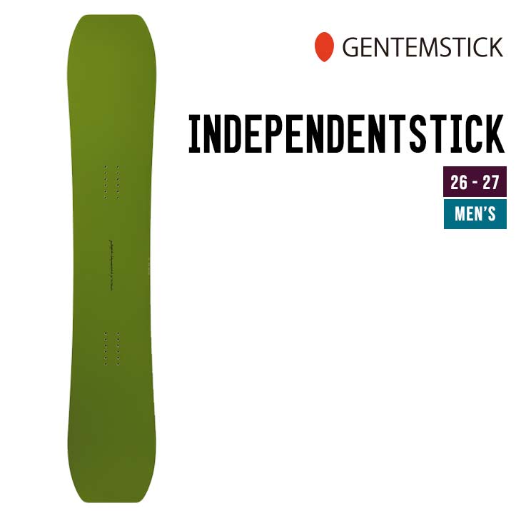 GENTEMSTICK ゲンテンスティック 26-27 INDEPENDENTSTICK インディペンデントステック 2026-2027 スノーボード メンズ｜スノーボードSHOP 【SIDECAR】