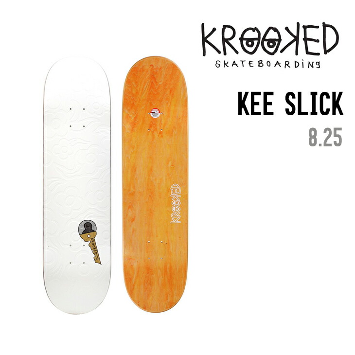 スケート デッキ デッキ スケボー パーツ Krooked クルキッド Kee Kee Slick Deck デッキ スケートボード スノーボードshop Sidecar