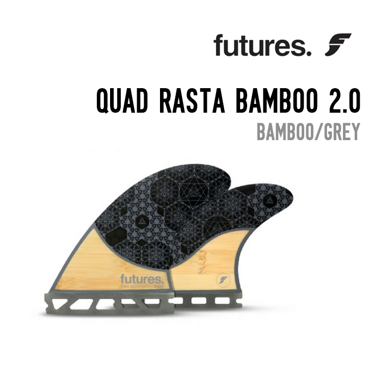 人気ブランドを FUTURE FIN フューチャーフィン QUAD RASTA BAMBOO 2.0