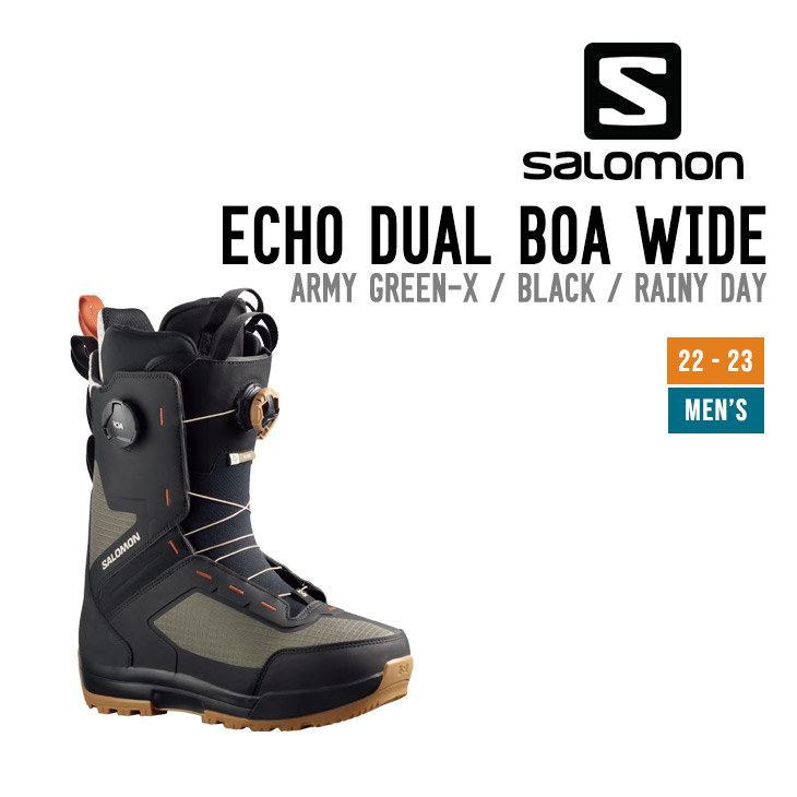 専門ショップ SALOMON サロモン 22-23 ECHO DUAL BOA WIDE エコー