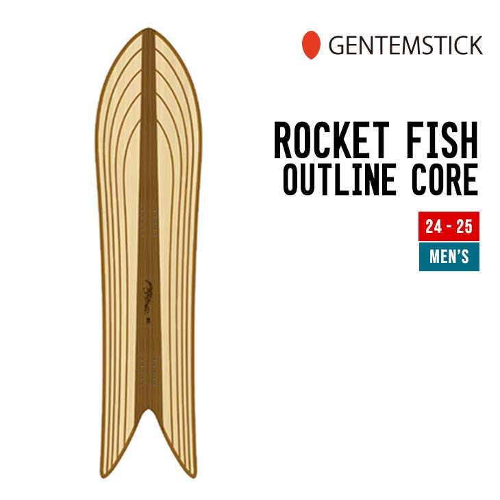 GENTEMSTICKスーパーフィッシュクラウドライナースノーボード genten 25-26 GENTEMSTICK SUPER FISH CLOUD LINER 176cm