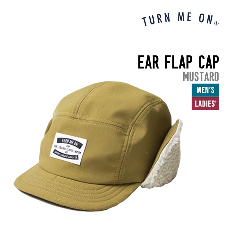 TURN ME ON ターンミーオン EAR FLAP CAP イヤーフラップ キャップ 正規品 アウトドア タウンユース 軽量 保温性