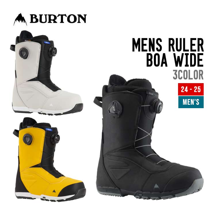 24-25 Burton Ruler Wide BOA® スノーボードブーツ 楽天市場】BURTON バートン 24-25 MENS RULER BOA WIDE ルーラー