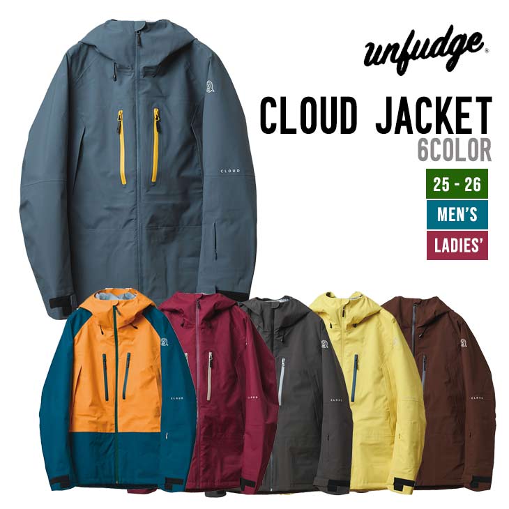 楽天市場】UNFUDGE アンファッジ 25-26 CLOUD JACKET クラウド