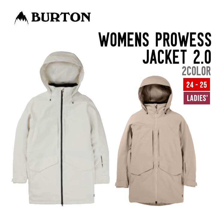 BURTON バートン 24-25 WOMENS PROWESS 2.0 2L JACKET プロウェス 2.0 2L ジャケット 2024-2025 正規品 スノーボード ウェア ウィメンズ
