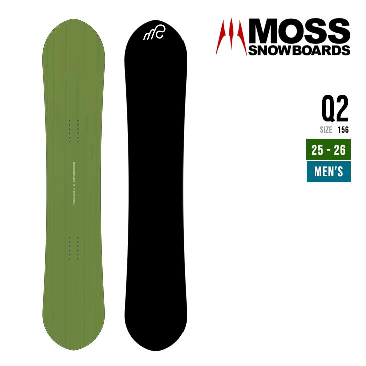 モス　スノーボード　Q60 楽天市場】MOSS モス 25-26 Q60 キュウロクマル 早期予約 2025