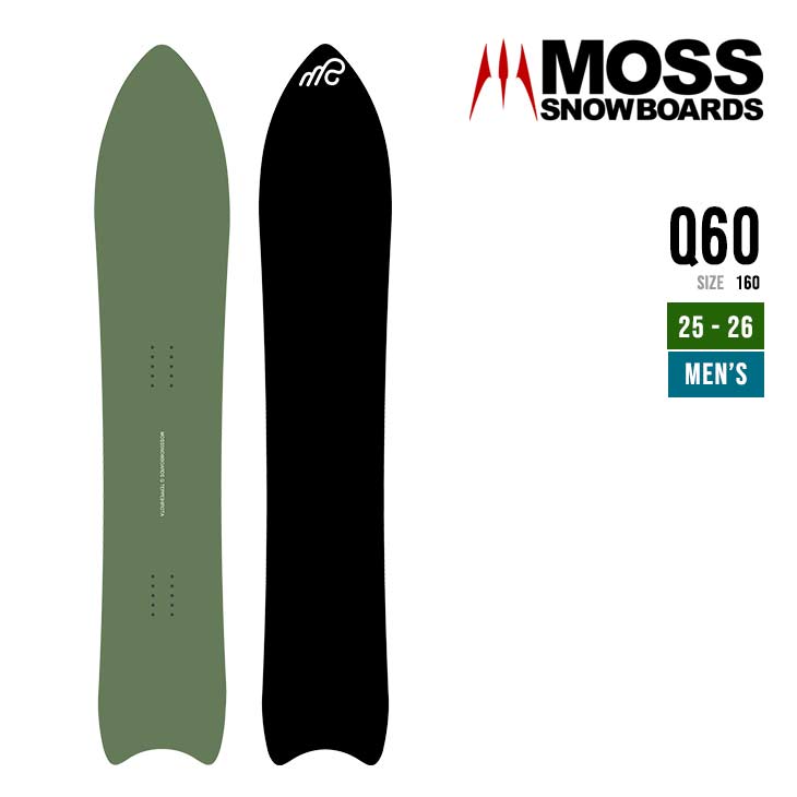 モス　スノーボード　Q60 24-25 MOSS SNOWBOARDS モススノーボード Q60 キュウロクマル
