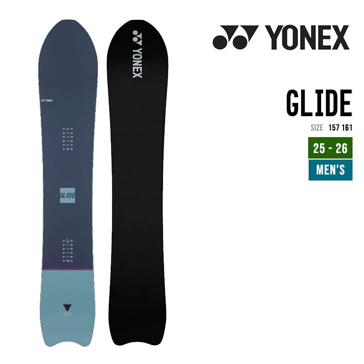 YONEX - YONEX GLIDE/ヨネックス　グライド　　１５７ｃｍ Amazon | YONEX ヨネックス メンズ スノーボード GLIDE グライド