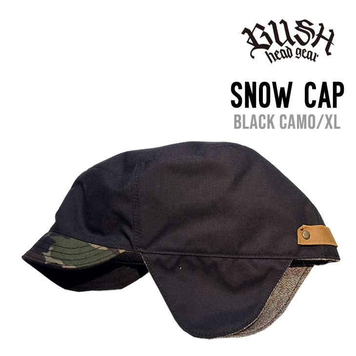 SNOW CAP スノーキャップ BUSH HEAD GEAR ブッシュヘッドギア スノーボード 帽子 国産