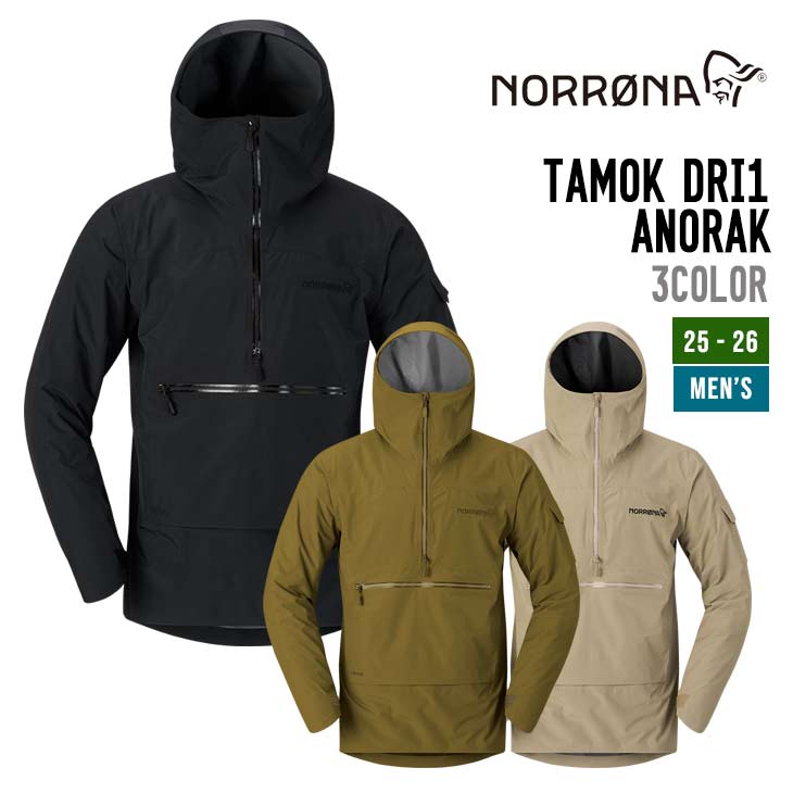 楽天市場】NORRONA ノローナ ウェア tamok dri1 Anorak Men's 24-25