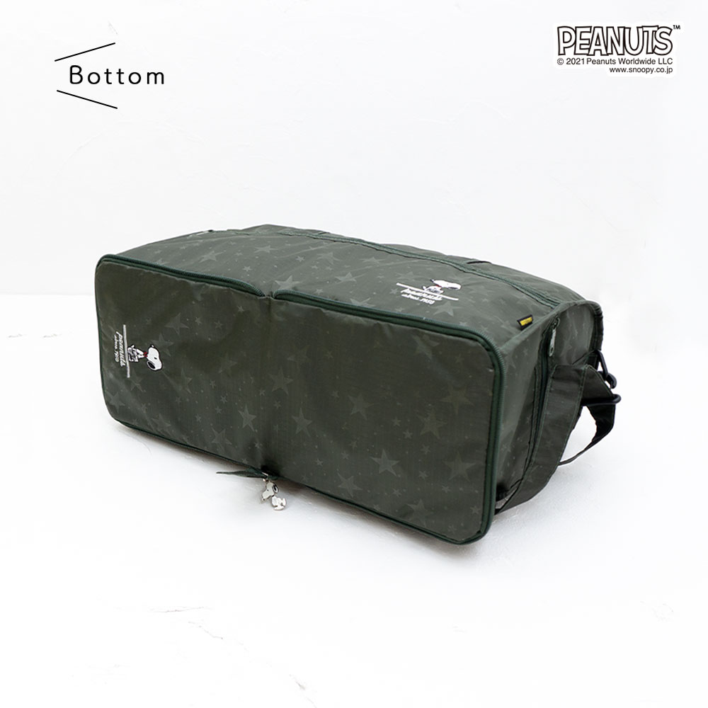 スヌーピー Peanuts 折りたたみ ボストンバッグ トートバッグ かわいい ピーナッツ Snoopy 旅行 ショッピングバッグ 買い物 コンビニ レジ袋 マザーバッグ 食品 お出かけ キャリー キャリーバー通し Letempslev K7a Com