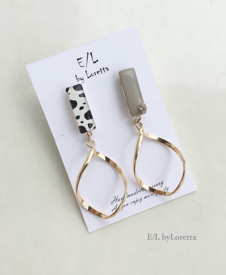 楽天市場】ALIITA アリータ ピアス CONEJITO PERLA ENAMEL EARRING
