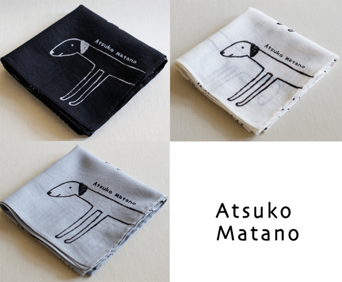 マタノアツコ　ストローベリージョークフェイスタオルハンカチ新品