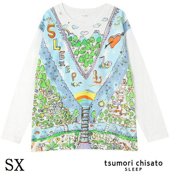＜新作＞【綿１００％】乗り出すの旅が始まる乗り掛かる尖んがり！トップス［wacoal tsumori chisato］ レディースファッション-Tシャツ・カットソー